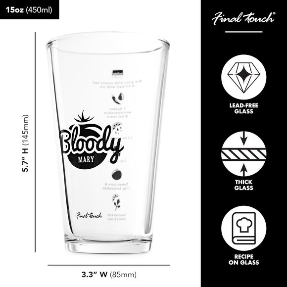 Final Touch 6 Piece Bloody Mary Serving Set No Color - Picture 5 of 5